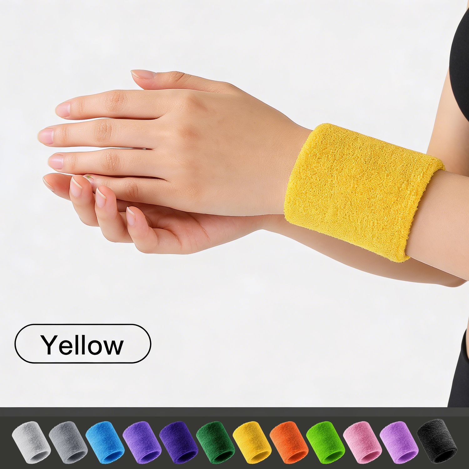 Wrist Wraps Fitness - Towel Sports Wrist bands Tennis Sweat