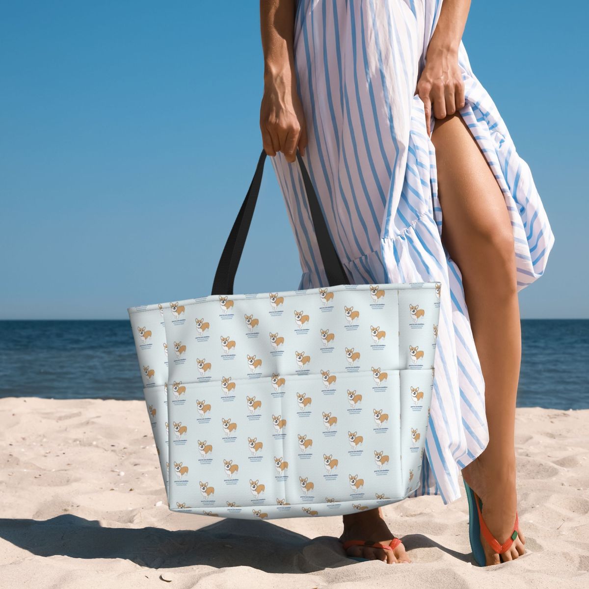 Yoga Fitness Tote - Brooklyn 99 Cheddar Beach Tote Bag