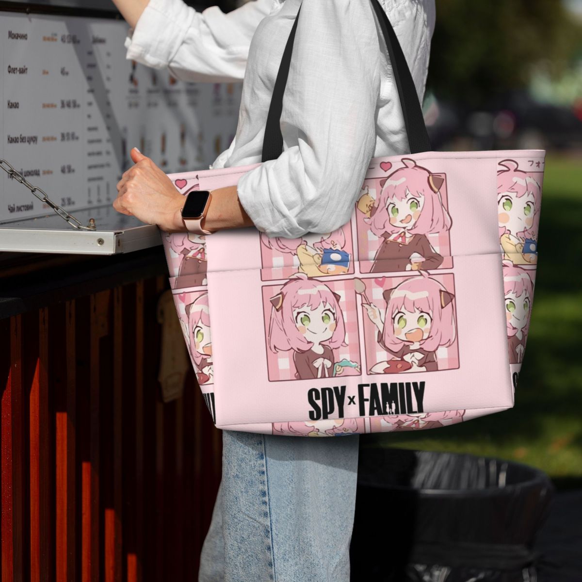 Spy X Family Anya Forger Beach – обзор и цена Yoga Fitness Tote