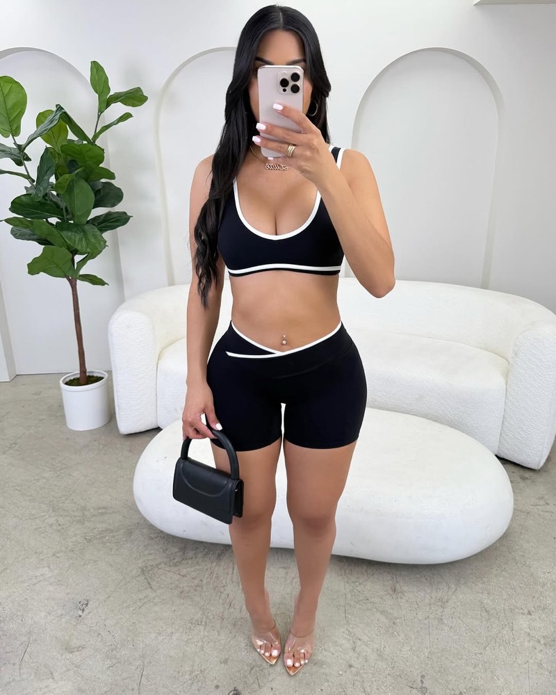 STYLISH LADY Contrast Trim Yog – обзор и цена Yoga Fitness Fit Club