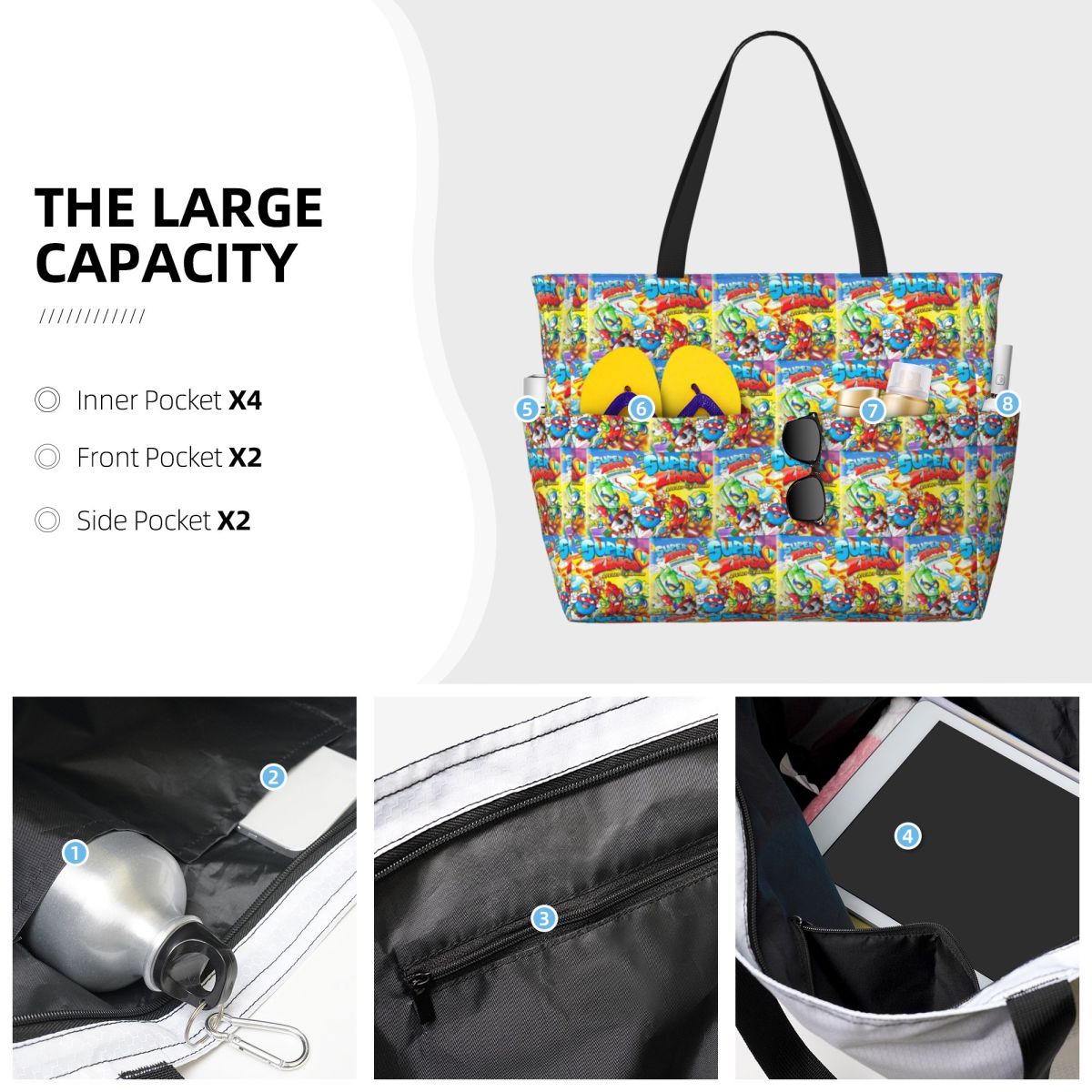 New Super Zings Cartoon Game S – обзор и цена Yoga Fitness Tote