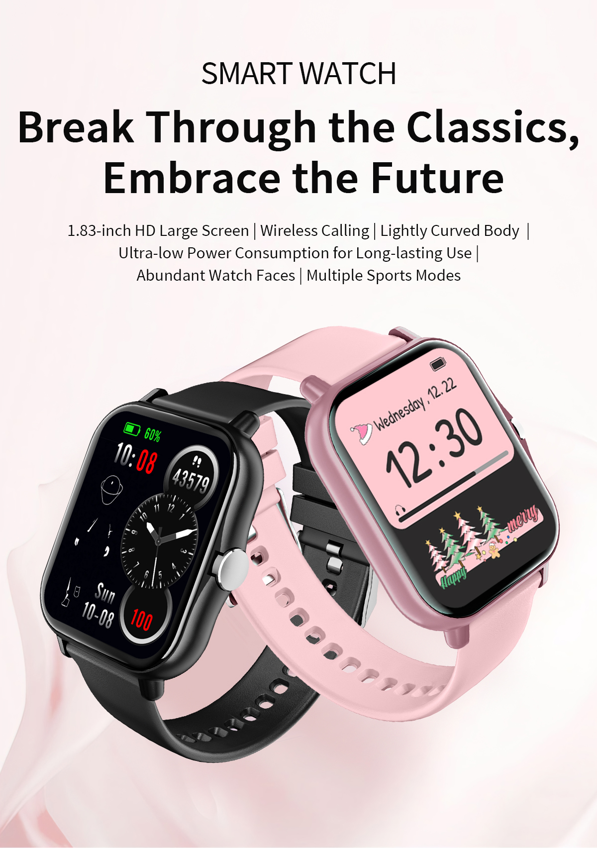 2026 New Smart Watch 1.83 HD S – обзор и цена Wrist Wraps Fitness