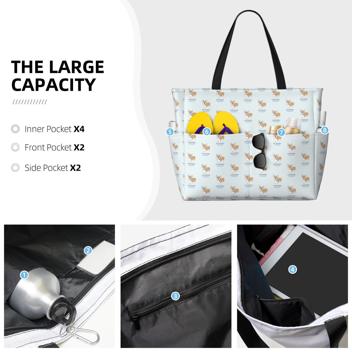 Brooklyn 99 Cheddar Beach Tote – обзор и цена Yoga Fitness Tote