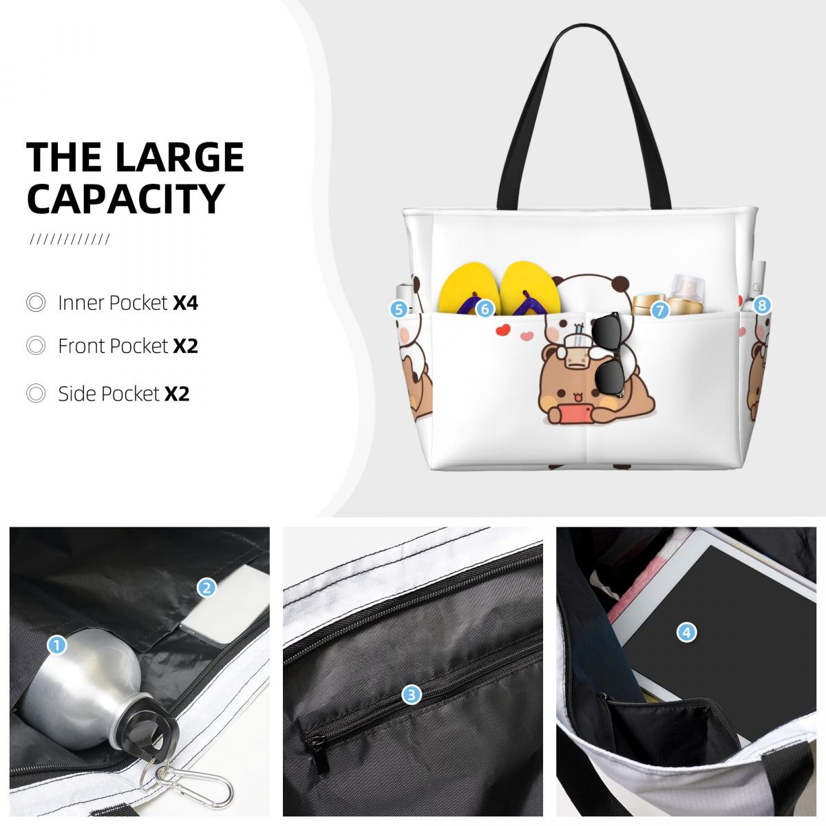 Bear And Panda Bubu Dudu Ballo – обзор и цена Yoga Fitness Tote