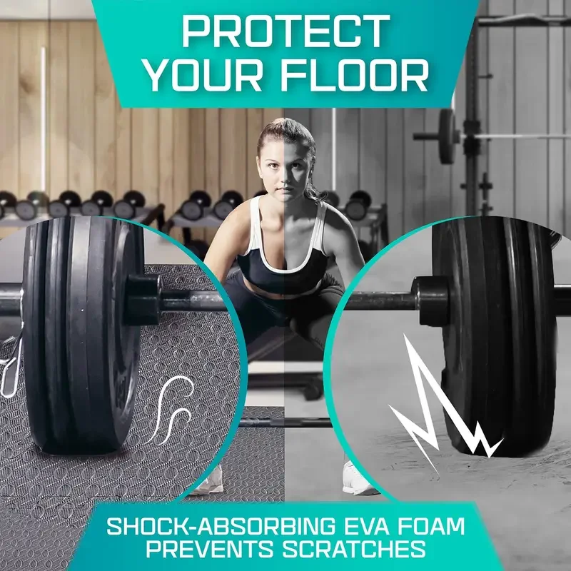 4/16Pcs EVA Foam Fitness Mat W – обзор и цена Yoga Fitness Hotel