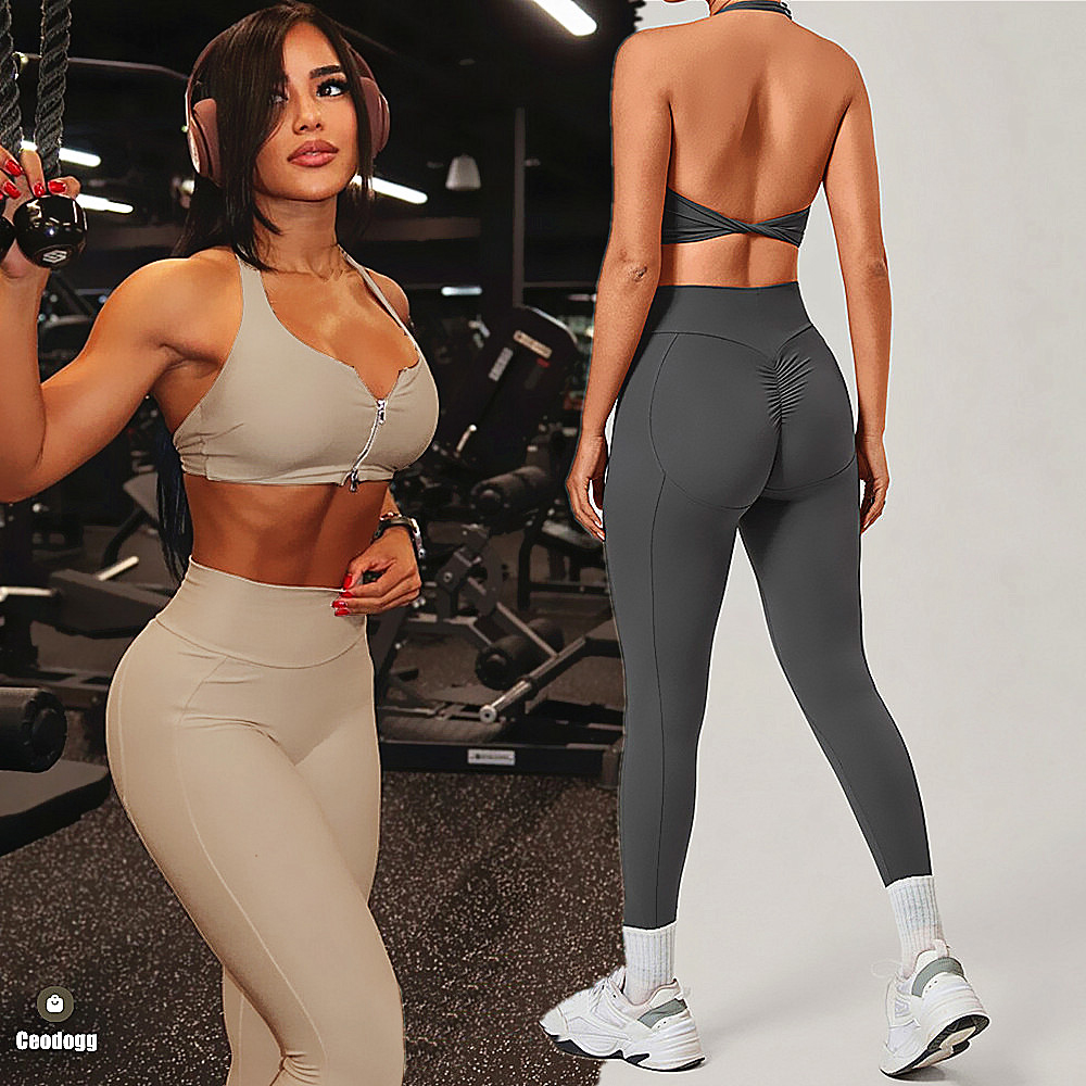 Pad 2PCS Women Double Zip Halt – обзор и цена Yoga Fitness Power Yoga