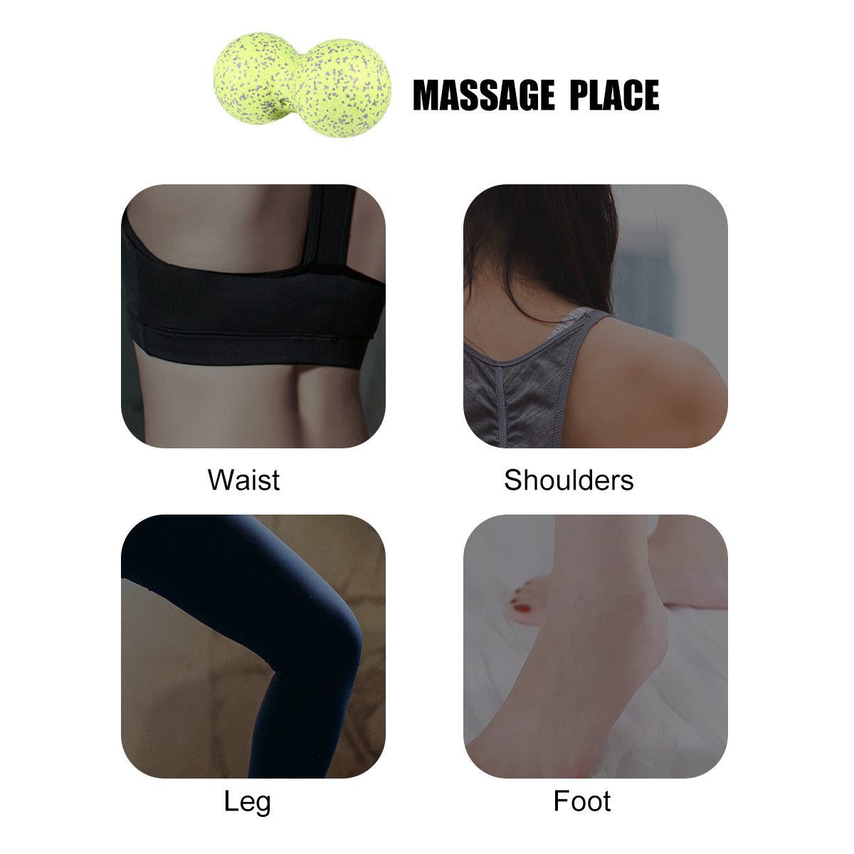 Peanut Shape Massage Ball For  – обзор и цена Shoulder Massage Ball