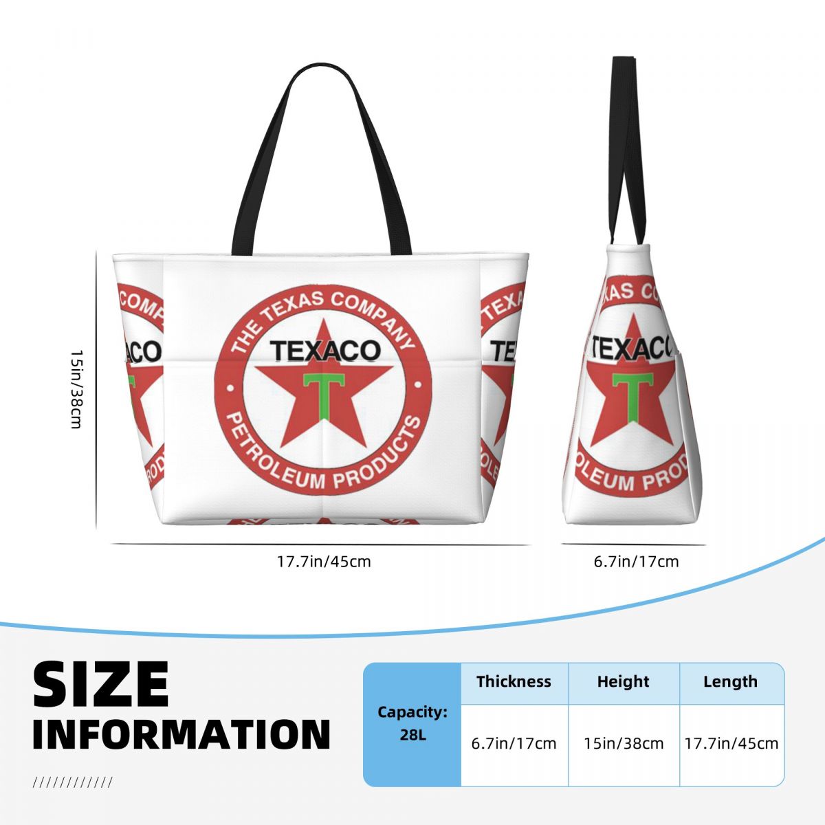 Vintage Texaco Logo Beach Tote – обзор и цена Yoga Fitness Tote