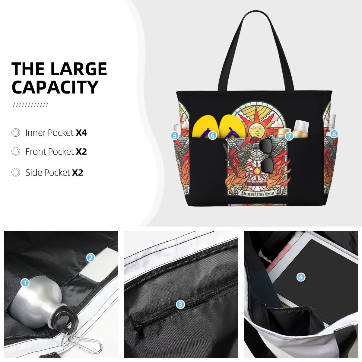 Dark Soul Praise The Sun Beach – обзор и цена Yoga Fitness Tote