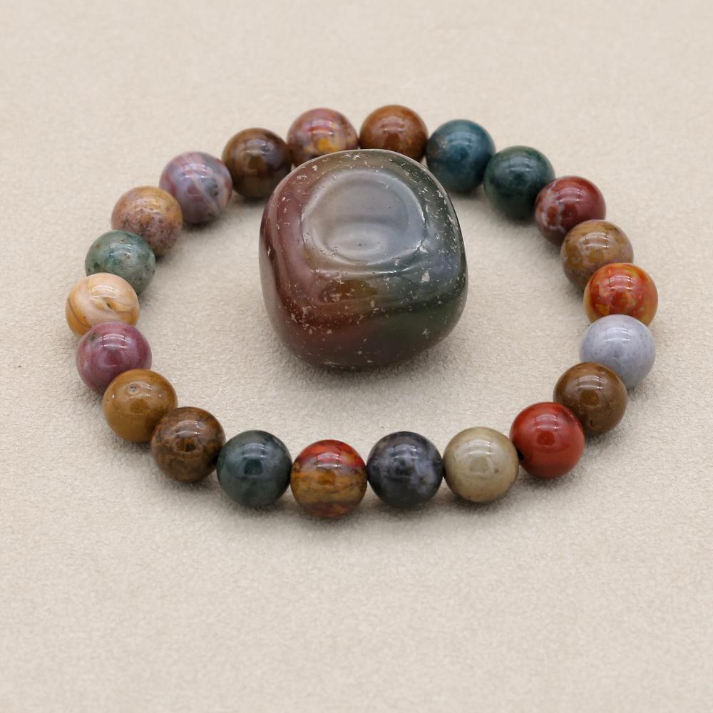 8mm Natural Stone Ocean Jasper – обзор и цена Yoga Health & Fitness Centre