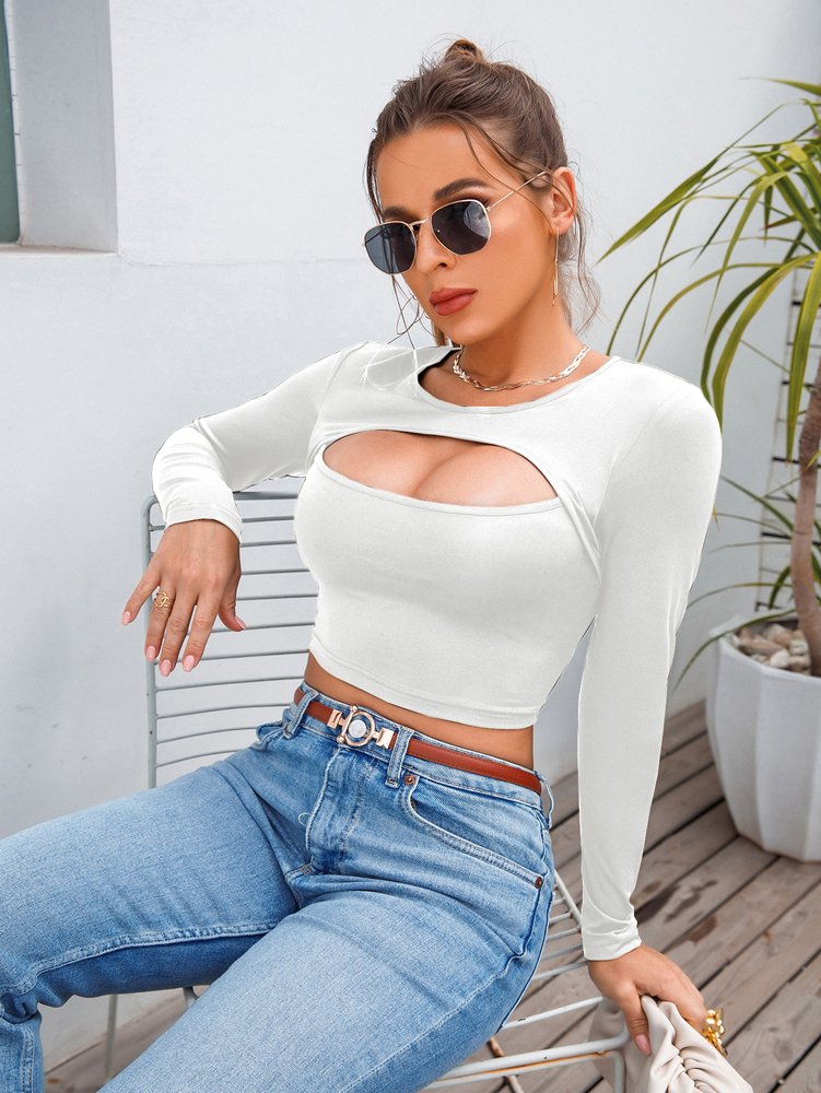 Women's Casual Round Neck Long – обзор и цена Yoga Fitness Fit Club