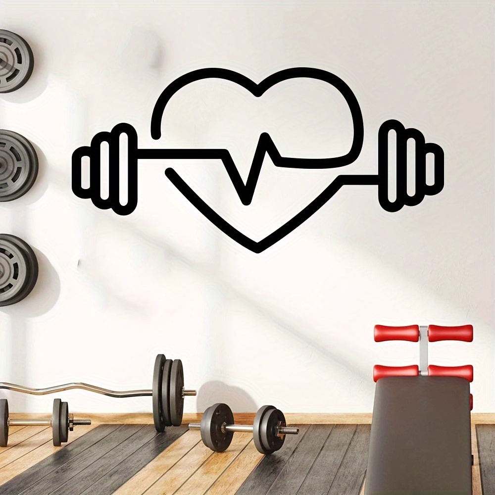 Large Heart-Shaped Barbell Wal – обзор и цена Yoga Fitness Health