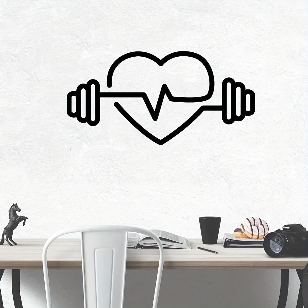 Large Heart-Shaped Barbell Wal – обзор и цена Yoga Fitness Health