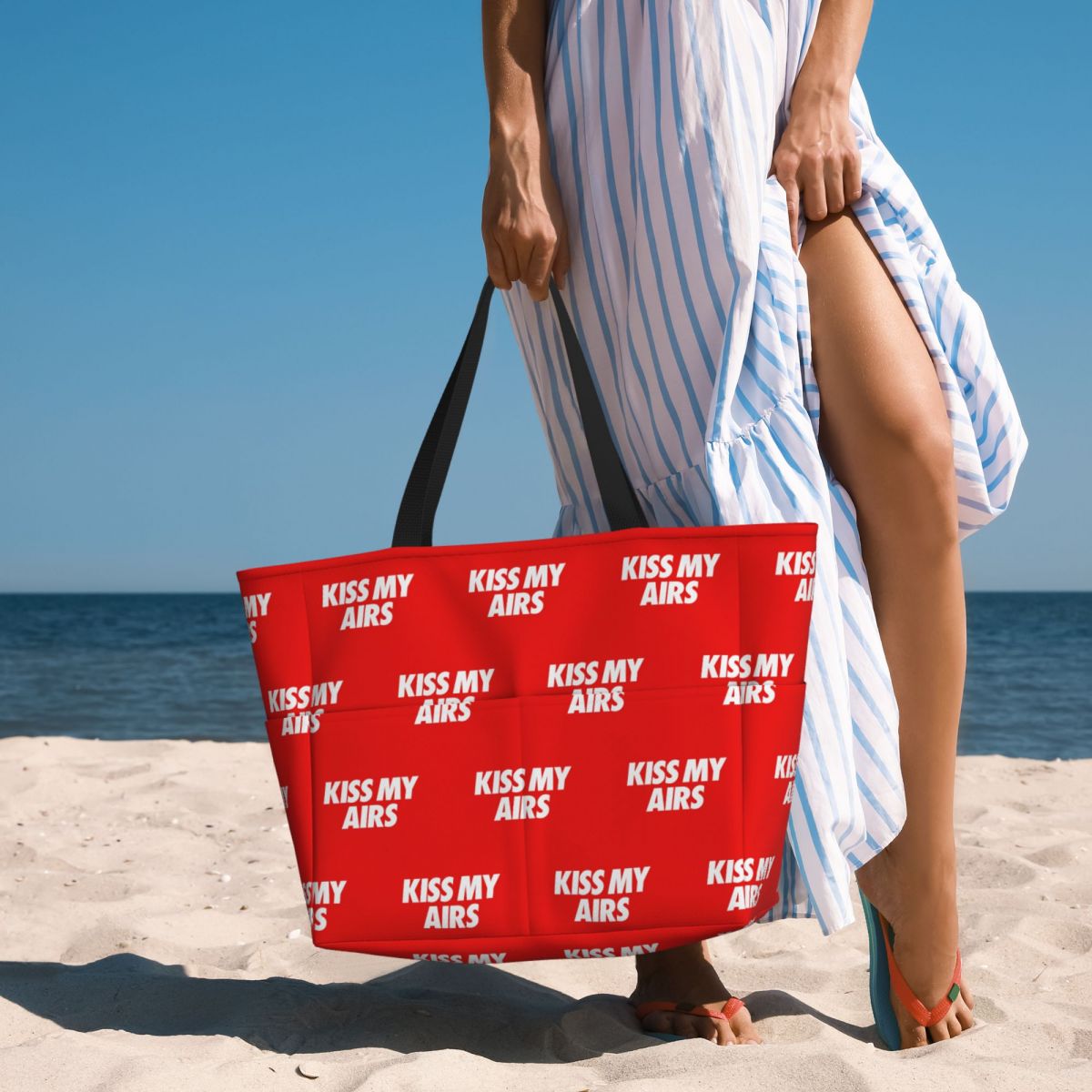 Kiss My Airs 50x80 Beach Tote  – обзор и цена Yoga Fitness Tote